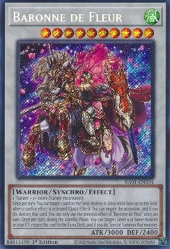Blumenbaronin (V.3) RA01-034 Secret Rare Excellent Deutsch 1. Auflage