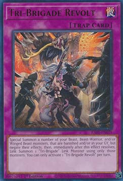 Revolte der Sta-Brigade (V.2) RA01-079 Ultra Rare Light Played Deutsch 1. Auflage