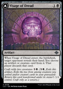 Visage of Dread // Dread Osseosaur LCI-129 Uncommon Excellent Englisch