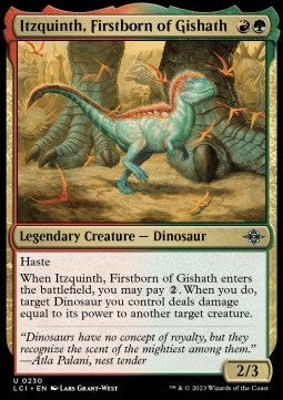 Itzquinth, Firstborn of Gishath LCI-230 Uncommon Excellent Englisch