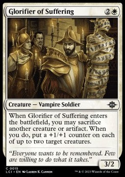 Glorifier of Suffering LCI-15 Common Near Mint Englisch