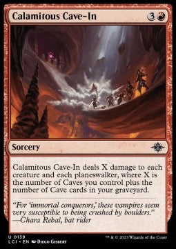 Calamitous Cave-In LCI-139 Uncommon Excellent Englisch