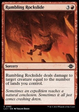 Rumbling Rockslide LCI-163 Common Excellent Englisch Foil