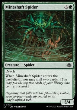 Mineshaft Spider LCI-202 Common Excellent Englisch