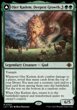 Ojer Kaslem, Deepest Growth // Temple of Cultivation LCI-204 Mythic Good Englisch Foil