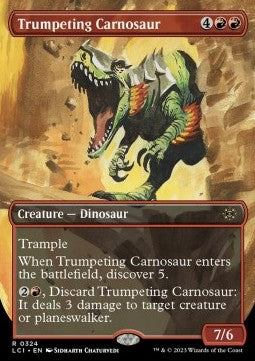 Trumpeting Carnosaur XLCI-324 Rare Near Mint Englisch