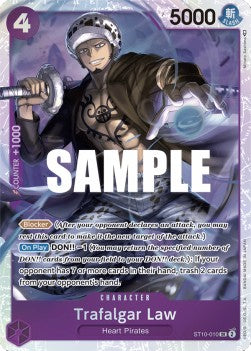 Trafalgar Law (ST10-010) ST-10 Super Rare Near Mint Englisch