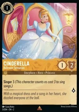 Cinderella - Sensation im Ballsaal 2ROF-3 Rare Near Mint Deutsch Foil