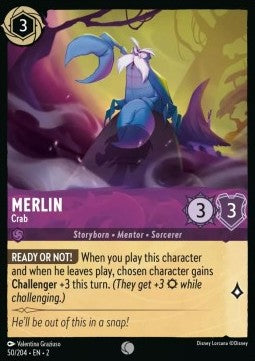 Merlin - Krabbe 2ROF-50 Common Near Mint Deutsch Foil