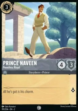 Prinz Naveen - Mittelloser Prinz 2ROF-191 Common Near Mint Deutsch Foil