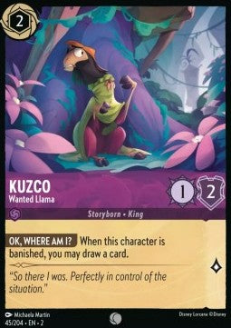 Kuzco - Wanted Llama 2ROF-45 Common Near Mint Englisch Foil