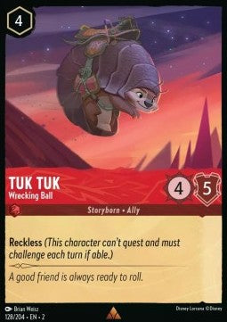 Tuk Tuk - Wrecking Ball 2ROF-128 Rare Near Mint Englisch Foil