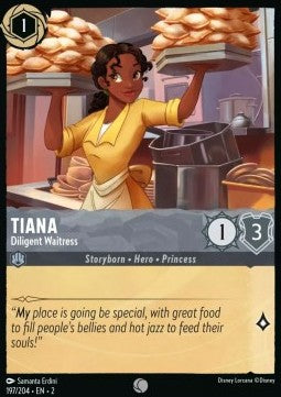 Tiana - Diligent Waitress 2ROF-197 Common Near Mint Englisch Foil