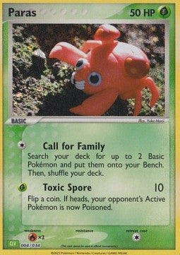 Paras CLV-004 Fixed Near Mint Englisch