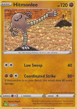 Hitmonlee CLV-011 Fixed Near Mint Englisch