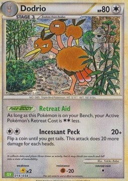 Dodrio CLV-014 Fixed Excellent Englisch