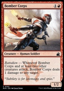Bomber Corps RVR-102 Common Excellent Englisch