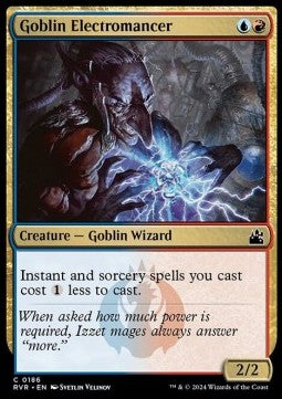 Goblin Electromancer RVR-186 Common Excellent Englisch
