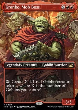Krenko, Mob Boss XRVR-430 Rare Near Mint Englisch Foil