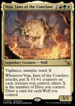 Voja, Jaws of the Conclave PMKM-432 Mythic Near Mint Deutsch Foil