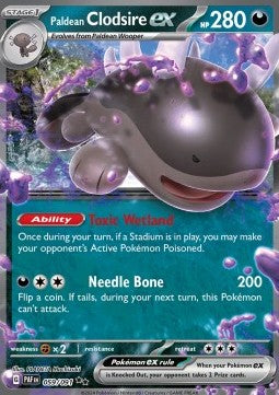 Paldean Clodsire ex PAF-059 Double Rare Near Mint Englisch