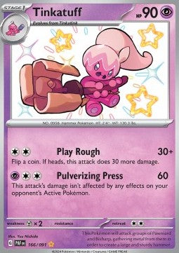 Tinkatuff PAF-166 Shiny Rare Excellent Englisch