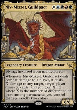 Niv-Mizzet der Gildenbund (V.1) XMKM-319 Rare Near Mint Deutsch Foil