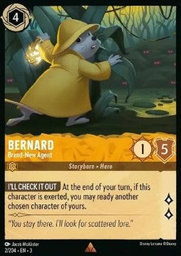 Bernard - Frischgebackener Agent 3INK-2 Rare Near Mint Deutsch Foil