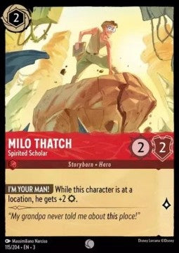 Milo Thatch - Begabter Gelehrter 3INK-115 Common Near Mint Deutsch Foil