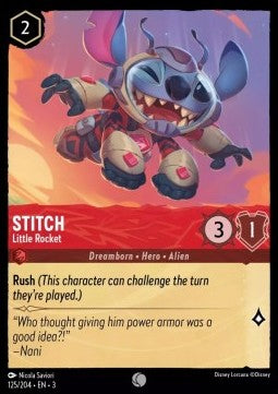 Stitch - Kleine Rakete 3INK-125 Common Near Mint Deutsch Foil