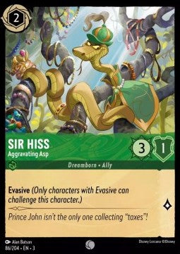 Sir Hiss - Geifernde Giftschlange 3INK-86 Common Near Mint Deutsch Foil