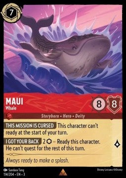 Maui - Wal 3INK-114 Rare Near Mint Deutsch Foil