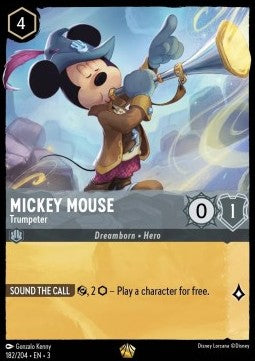 Micky Maus - Trompeter (V.1) 3INK-182 Legendary Near Mint Deutsch