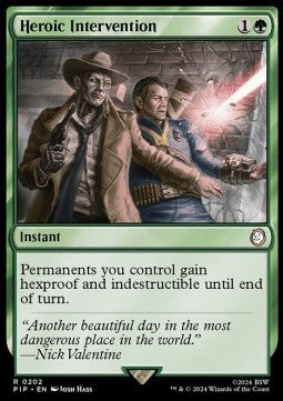 Heroic Intervention PIP-202 Rare Near Mint Englisch