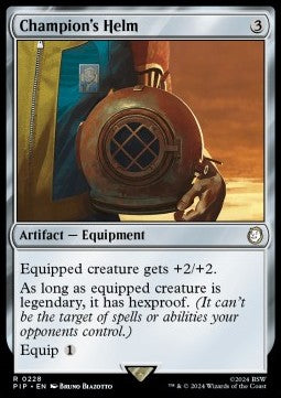 Helm des Champions PIP-228 Rare Near Mint Deutsch