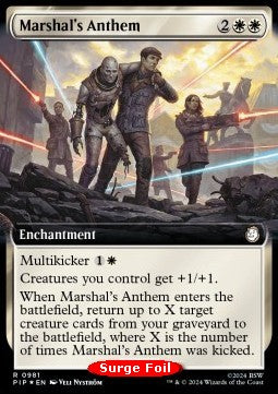 Marshal's Anthem XPIP-981 Rare Near Mint Englisch Foil