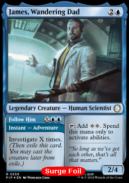 James, Wandering Dad // Follow Him XPIP-559 Rare Excellent Englisch Foil