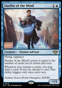 Duelist of the Mind OTJ-45 Rare Excellent Englisch