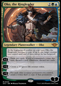Oko der Rädelsführer OTJ-223 Mythic Near Mint Deutsch Foil