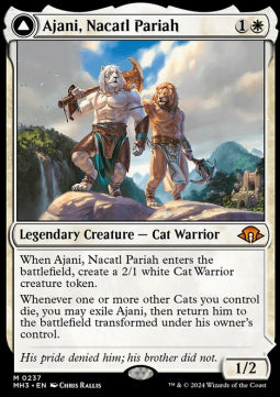 Ajani, Ausgestoßener der Nacatl // Ajani, Rächer der Nacatl MH3-237 Mythic Near Mint Deutsch