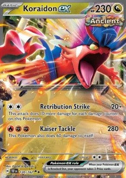 Koraidon ex TEF-120 Double Rare Excellent Deutsch