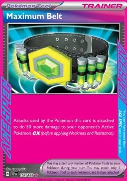 Maximum Belt TEF-154 ACE Rare Near Mint Englisch