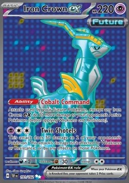 Iron Crown ex TEF-191 Ultra Rare Excellent Englisch