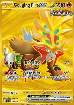 Keilflamme ex TEF-214 Secret Rare Boosterfrisch Deutsch