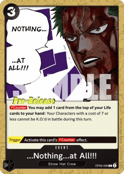 ...Nothing...at All!!! (OP06-096) OP06P Common Near Mint Englisch