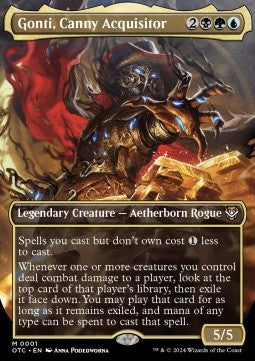 Gonti, Canny Acquisitor XOTC-1 Mythic Poor Deutsch Foil