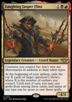 Laughing Jasper Flint OTJ-215 Rare Near Mint Englisch