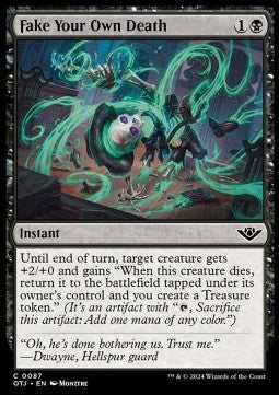 Fake Your Own Death OTJ-87 Common Excellent Englisch Foil