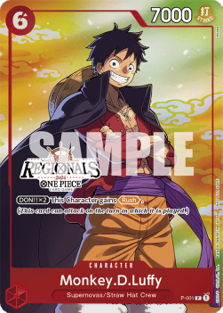 Monkey.D.Luffy (P-001) (V.2) STP Promo Boosterfrisch Englisch