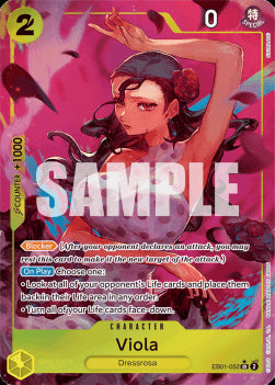 Viola (EB01-052) (V.2) EB01 Alternate Art Near Mint Englisch